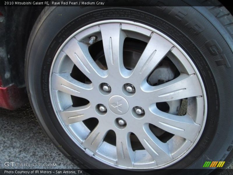 Rave Red Pearl / Medium Gray 2010 Mitsubishi Galant FE