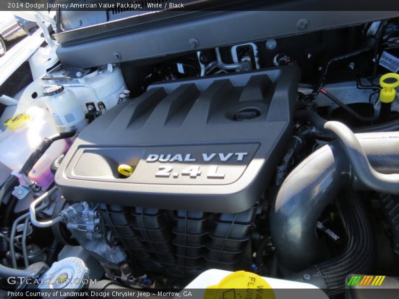 White / Black 2014 Dodge Journey Amercian Value Package