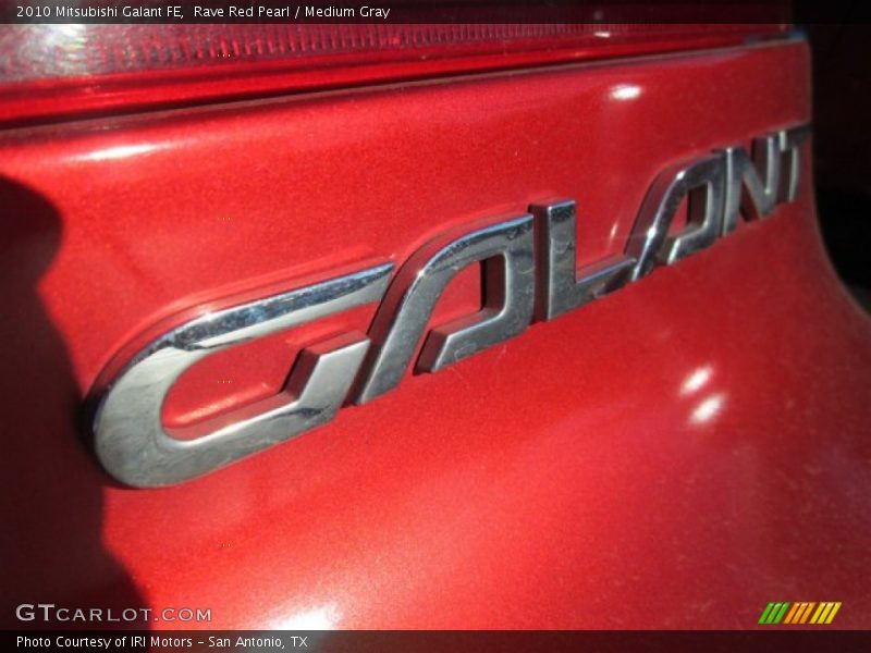 Rave Red Pearl / Medium Gray 2010 Mitsubishi Galant FE
