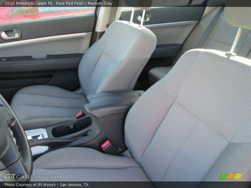 Rave Red Pearl / Medium Gray 2010 Mitsubishi Galant FE