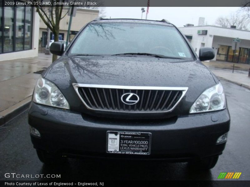 Smokey Granite / Black 2009 Lexus RX 350 AWD