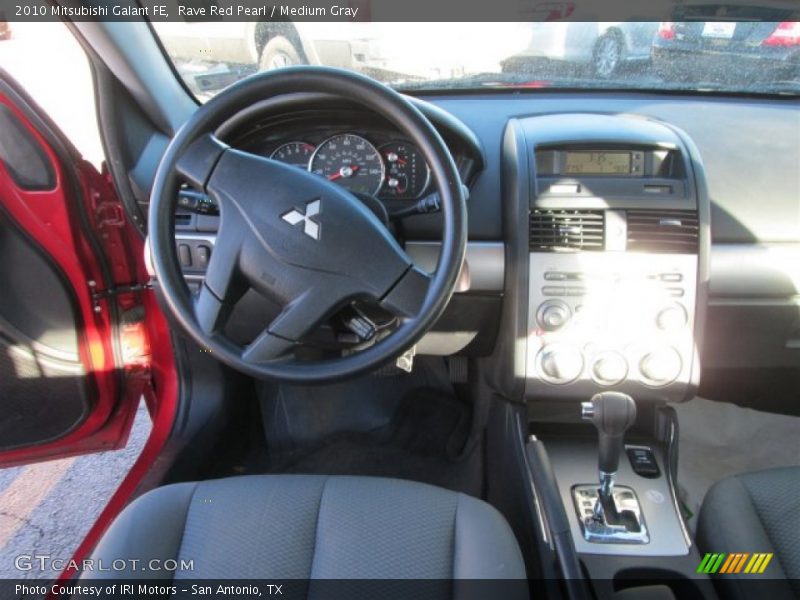 Rave Red Pearl / Medium Gray 2010 Mitsubishi Galant FE