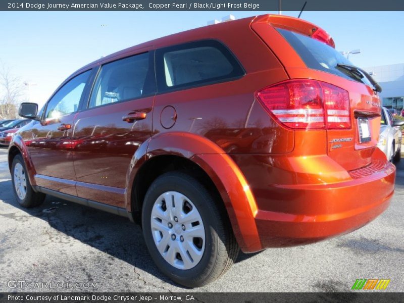 Copper Pearl / Black/Light Frost Beige 2014 Dodge Journey Amercian Value Package