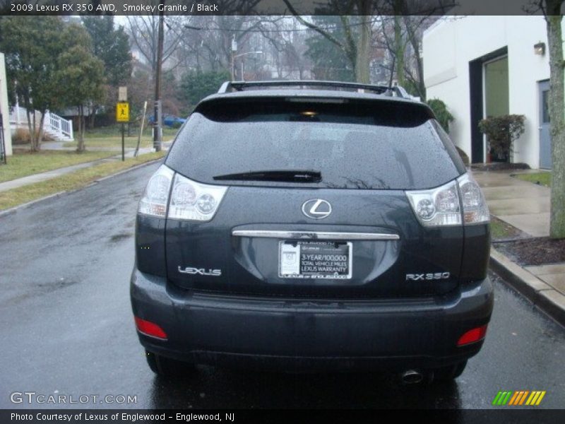 Smokey Granite / Black 2009 Lexus RX 350 AWD