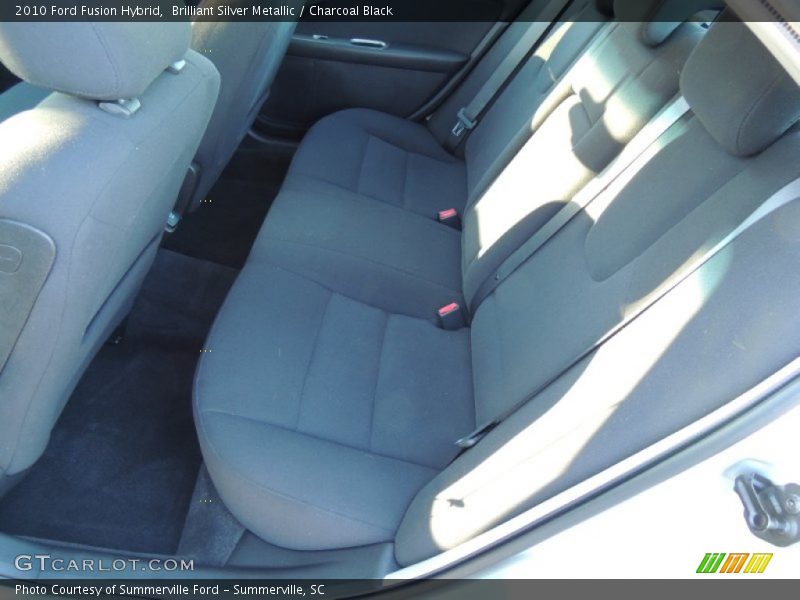 Brilliant Silver Metallic / Charcoal Black 2010 Ford Fusion Hybrid