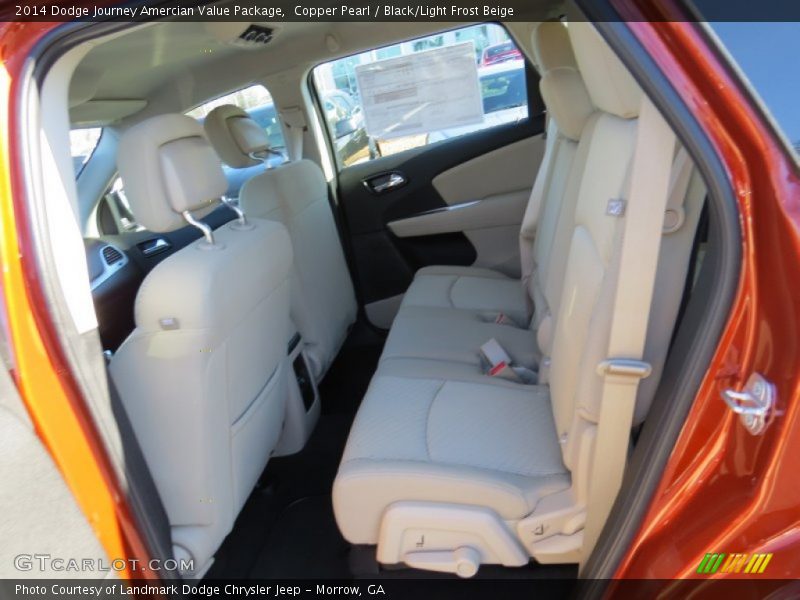 Copper Pearl / Black/Light Frost Beige 2014 Dodge Journey Amercian Value Package