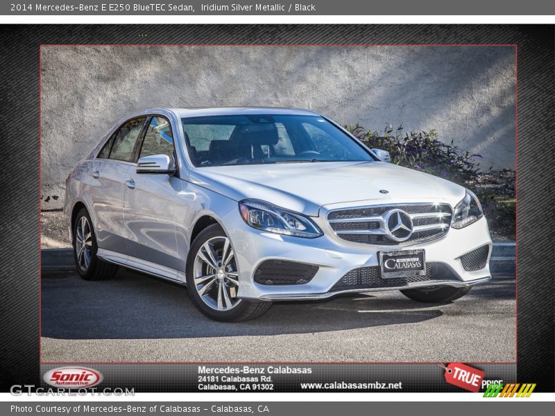 Iridium Silver Metallic / Black 2014 Mercedes-Benz E E250 BlueTEC Sedan