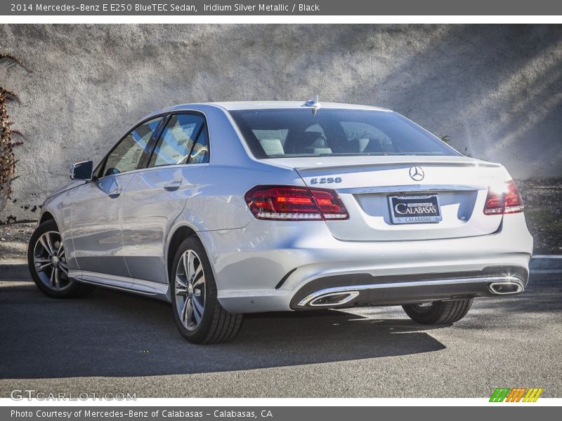 Iridium Silver Metallic / Black 2014 Mercedes-Benz E E250 BlueTEC Sedan