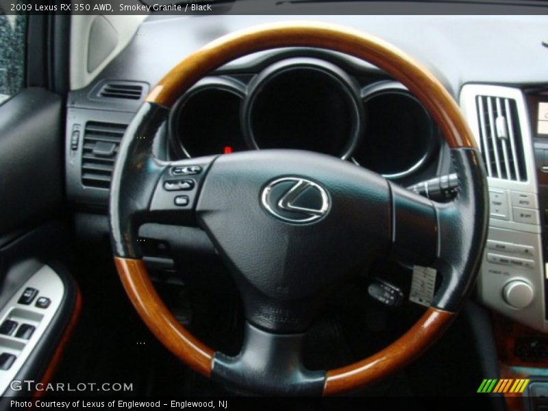 Smokey Granite / Black 2009 Lexus RX 350 AWD