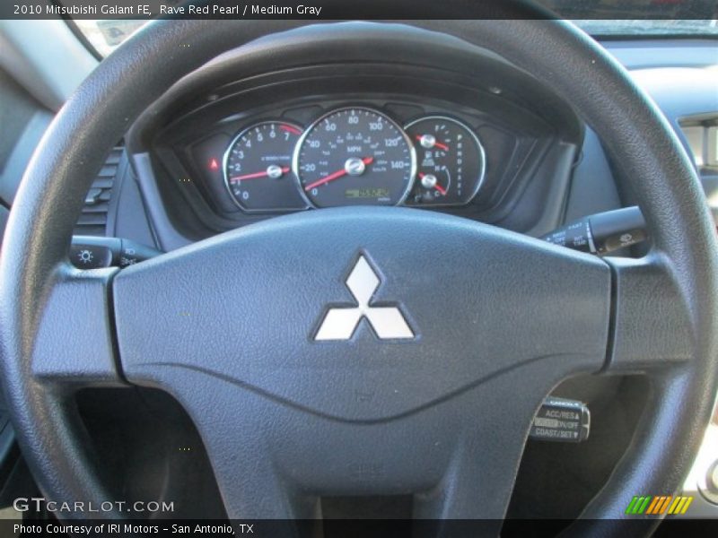 Rave Red Pearl / Medium Gray 2010 Mitsubishi Galant FE
