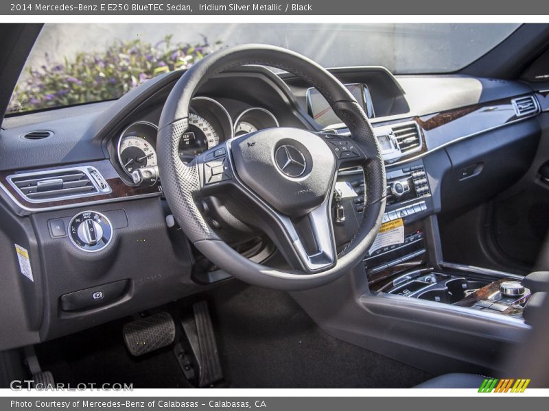 Iridium Silver Metallic / Black 2014 Mercedes-Benz E E250 BlueTEC Sedan