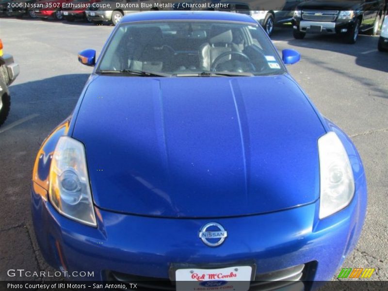 Daytona Blue Metallic / Charcoal Leather 2006 Nissan 350Z Enthusiast Coupe