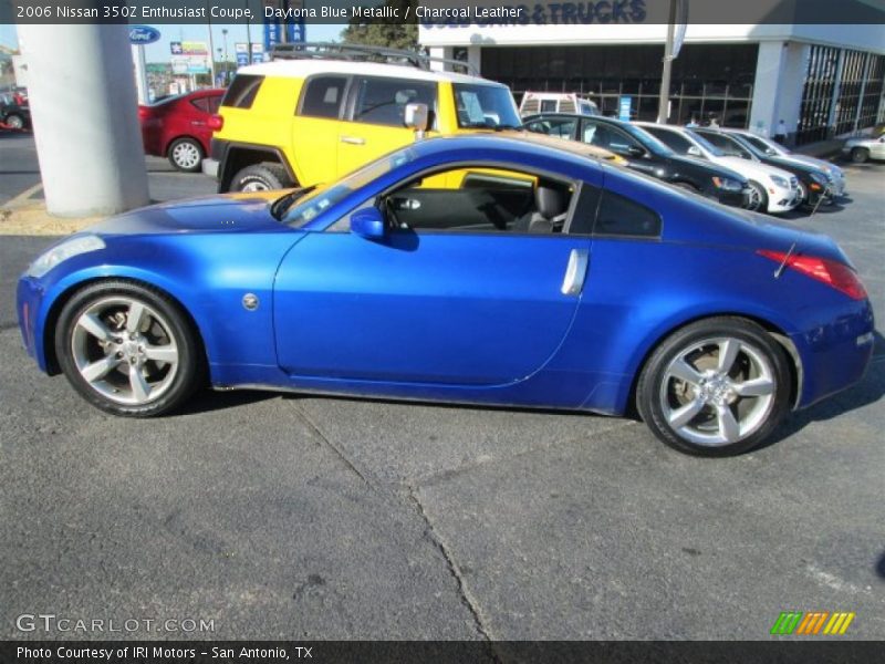 Daytona Blue Metallic / Charcoal Leather 2006 Nissan 350Z Enthusiast Coupe