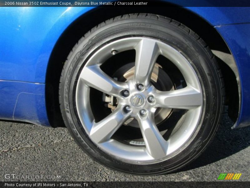 Daytona Blue Metallic / Charcoal Leather 2006 Nissan 350Z Enthusiast Coupe