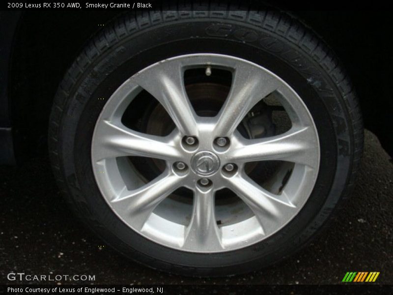 Smokey Granite / Black 2009 Lexus RX 350 AWD