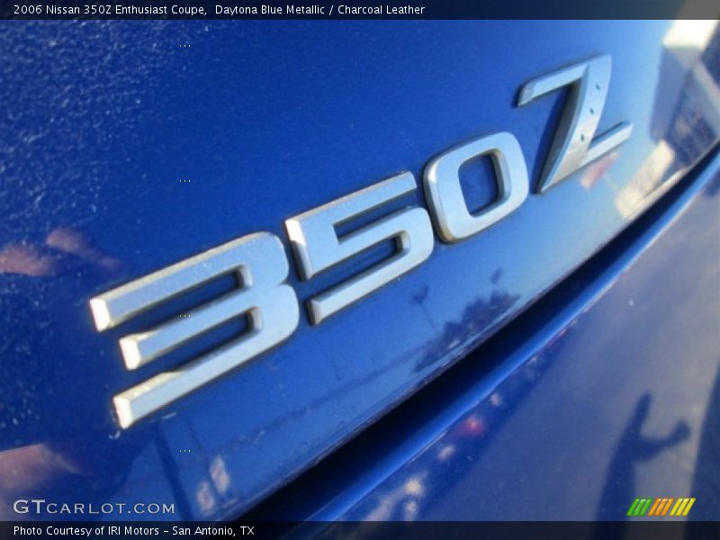Daytona Blue Metallic / Charcoal Leather 2006 Nissan 350Z Enthusiast Coupe