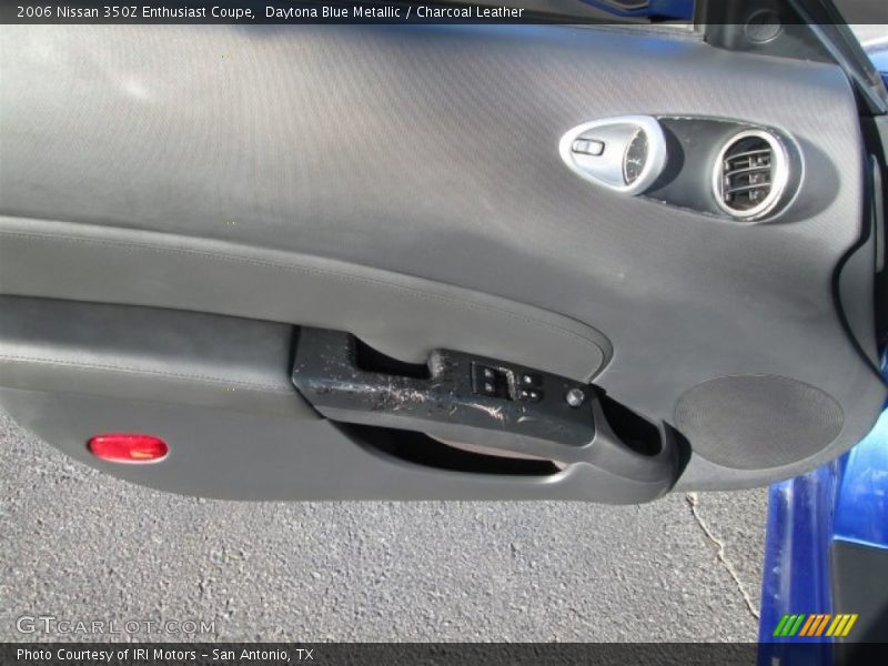 Daytona Blue Metallic / Charcoal Leather 2006 Nissan 350Z Enthusiast Coupe