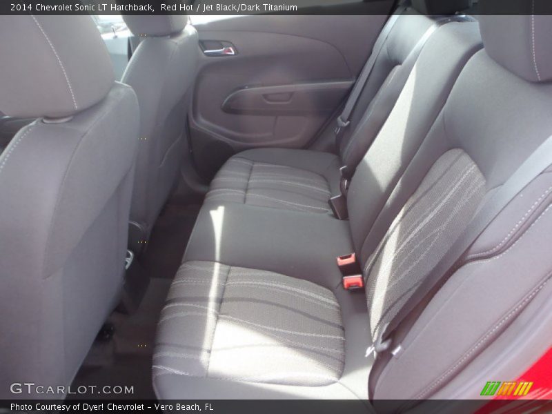 Red Hot / Jet Black/Dark Titanium 2014 Chevrolet Sonic LT Hatchback