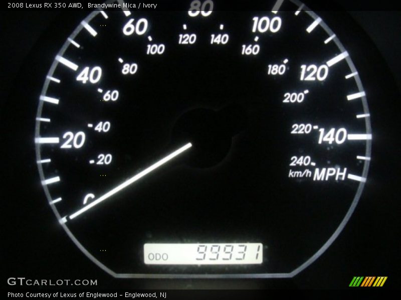 Brandywine Mica / Ivory 2008 Lexus RX 350 AWD