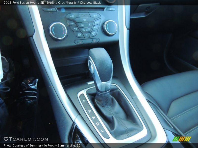 Sterling Gray Metallic / Charcoal Black 2013 Ford Fusion Hybrid SE