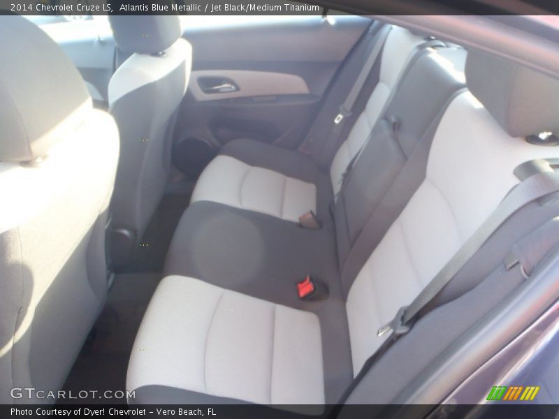 Atlantis Blue Metallic / Jet Black/Medium Titanium 2014 Chevrolet Cruze LS