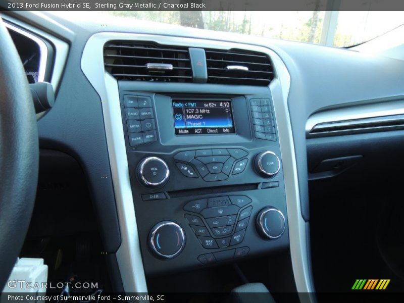 Sterling Gray Metallic / Charcoal Black 2013 Ford Fusion Hybrid SE