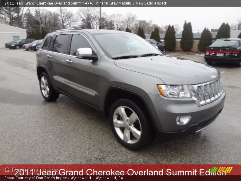 Mineral Gray Metallic / New Saddle/Black 2011 Jeep Grand Cherokee Overland Summit 4x4