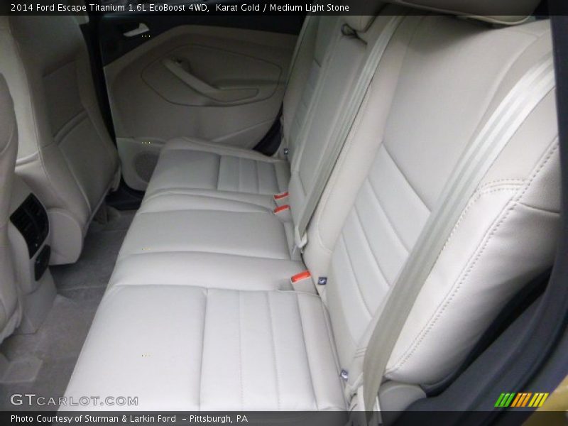 Karat Gold / Medium Light Stone 2014 Ford Escape Titanium 1.6L EcoBoost 4WD