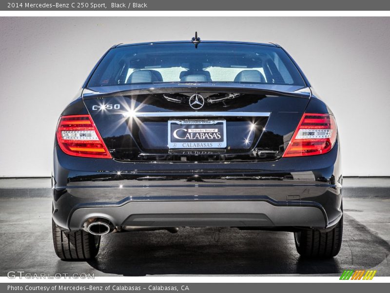 Black / Black 2014 Mercedes-Benz C 250 Sport