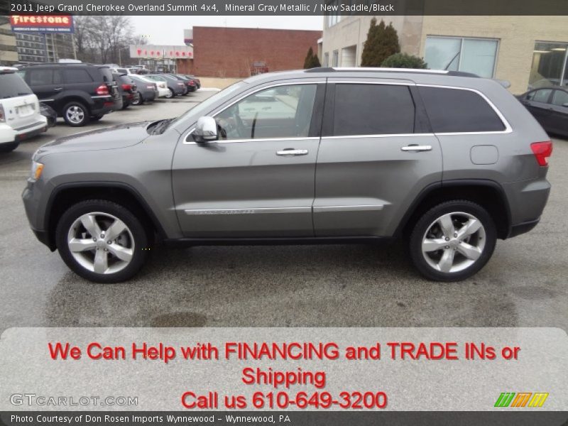Mineral Gray Metallic / New Saddle/Black 2011 Jeep Grand Cherokee Overland Summit 4x4