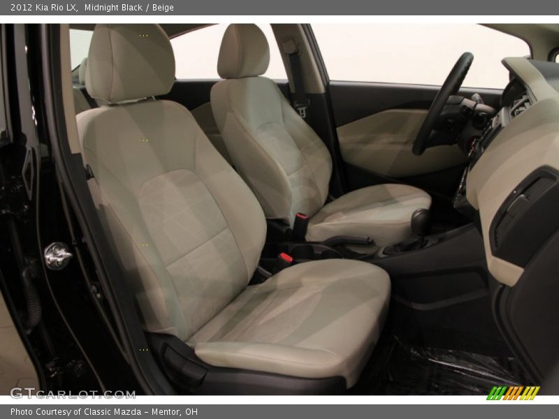 Midnight Black / Beige 2012 Kia Rio LX