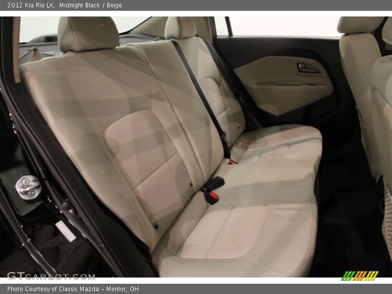 Midnight Black / Beige 2012 Kia Rio LX