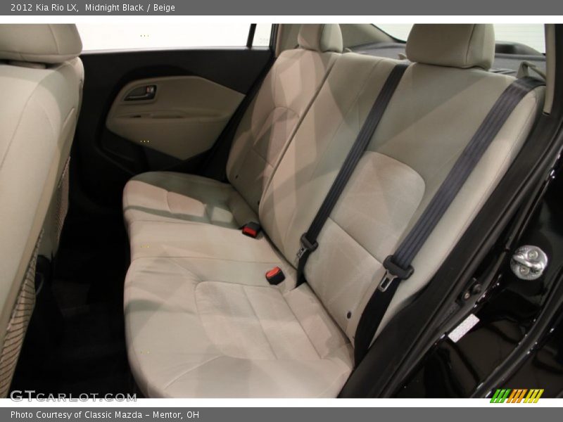 Midnight Black / Beige 2012 Kia Rio LX