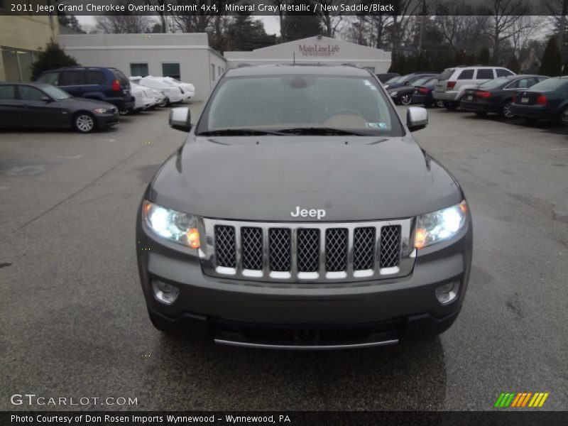 Mineral Gray Metallic / New Saddle/Black 2011 Jeep Grand Cherokee Overland Summit 4x4