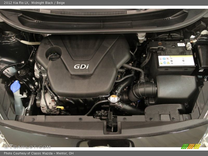 Midnight Black / Beige 2012 Kia Rio LX