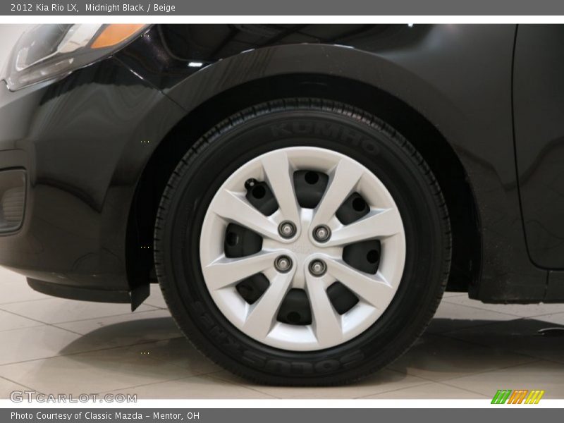 Midnight Black / Beige 2012 Kia Rio LX