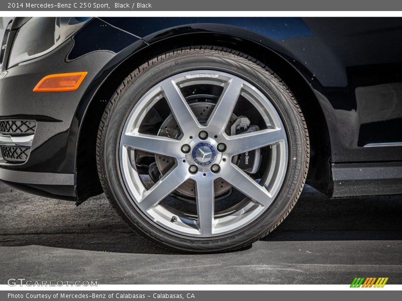 Black / Black 2014 Mercedes-Benz C 250 Sport