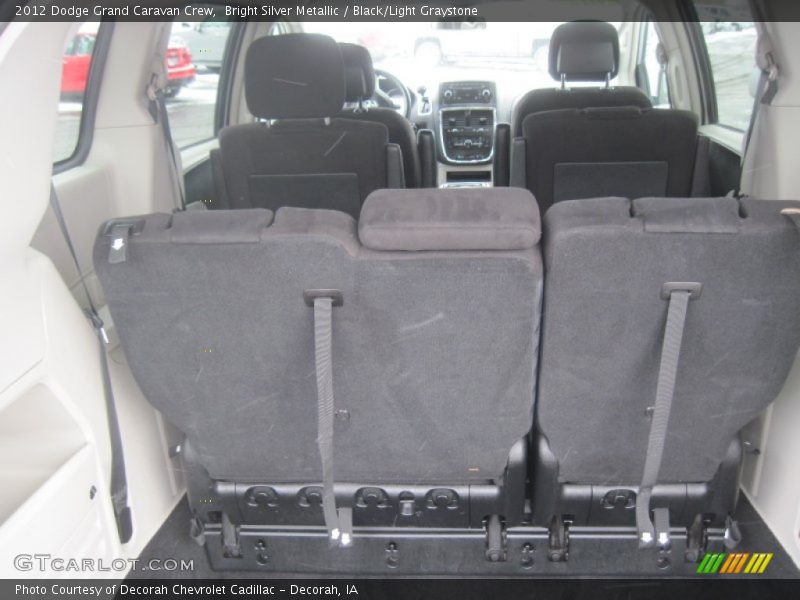 Bright Silver Metallic / Black/Light Graystone 2012 Dodge Grand Caravan Crew