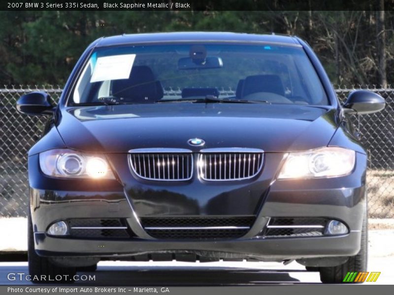  2007 3 Series 335i Sedan Black Sapphire Metallic