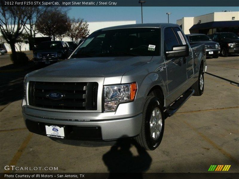 Ingot Silver Metallic / Steel Gray 2012 Ford F150 STX SuperCab