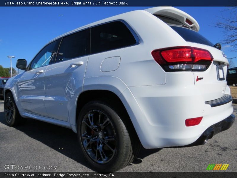 Bright White / SRT Morocco Black 2014 Jeep Grand Cherokee SRT 4x4