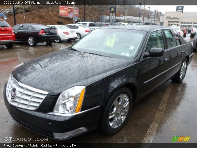 Black Raven / Ebony 2011 Cadillac DTS Platinum