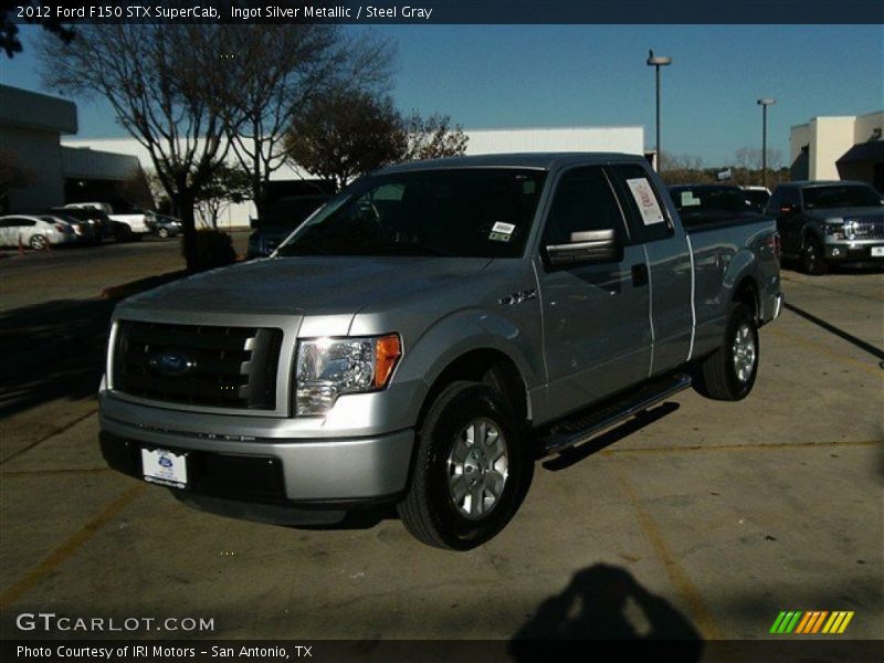 Ingot Silver Metallic / Steel Gray 2012 Ford F150 STX SuperCab