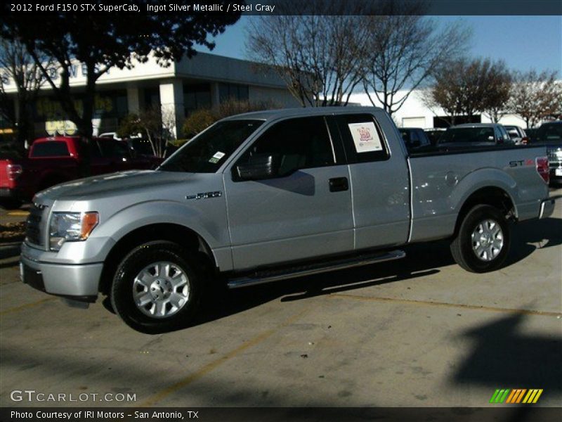 Ingot Silver Metallic / Steel Gray 2012 Ford F150 STX SuperCab