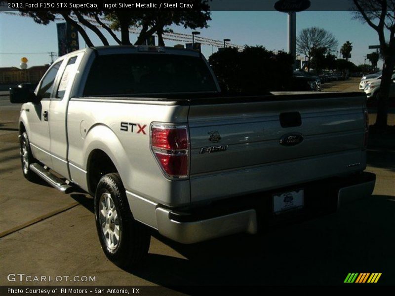 Ingot Silver Metallic / Steel Gray 2012 Ford F150 STX SuperCab