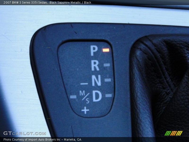 Black Sapphire Metallic / Black 2007 BMW 3 Series 335i Sedan