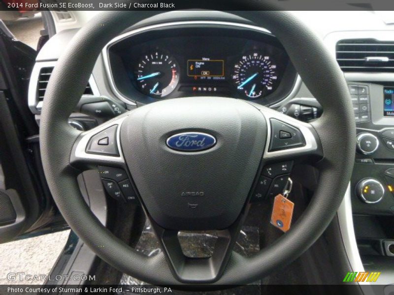 Dark Side / Charcoal Black 2014 Ford Fusion SE EcoBoost