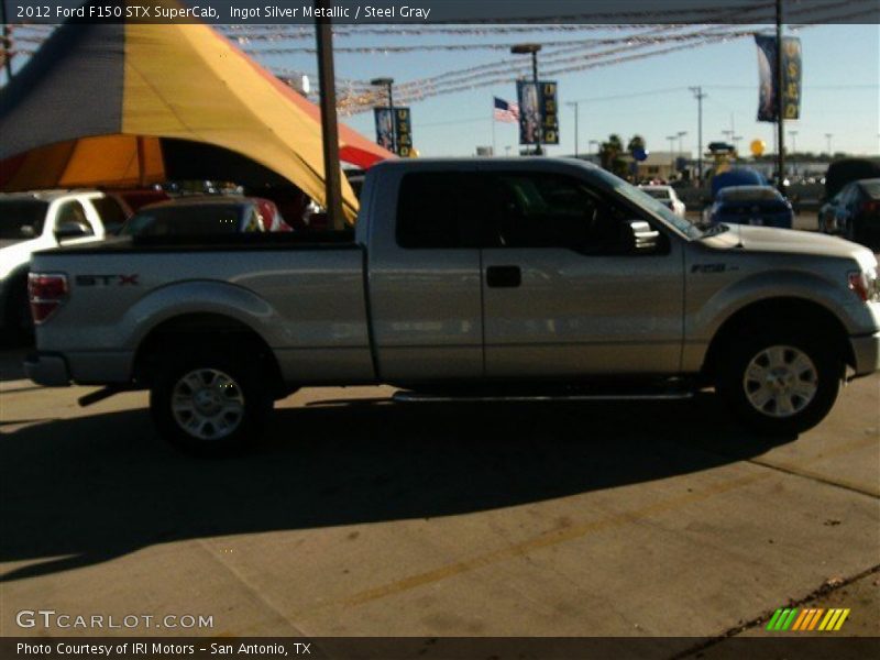 Ingot Silver Metallic / Steel Gray 2012 Ford F150 STX SuperCab