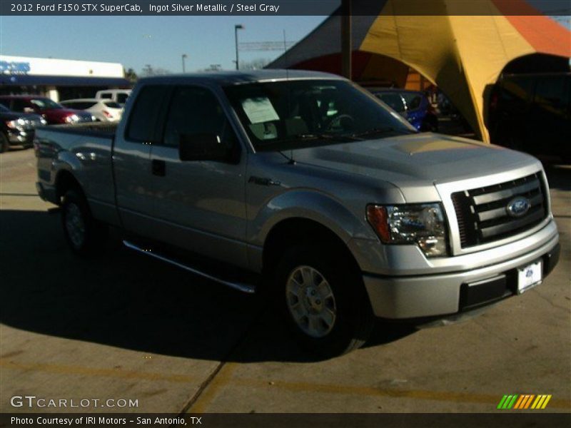 Ingot Silver Metallic / Steel Gray 2012 Ford F150 STX SuperCab