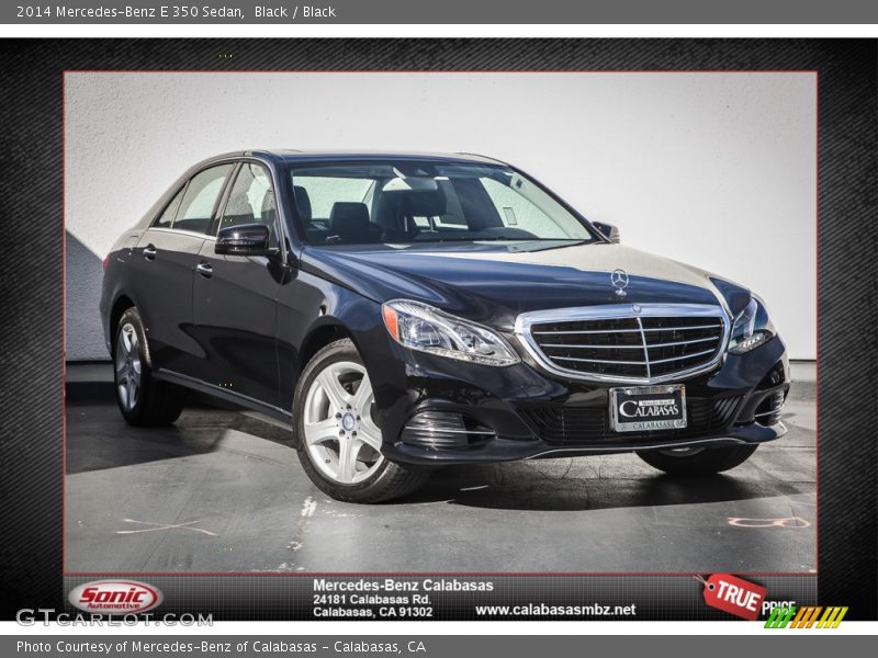 Black / Black 2014 Mercedes-Benz E 350 Sedan